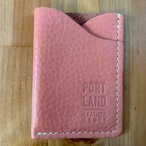 Quartz minimalist card holder.